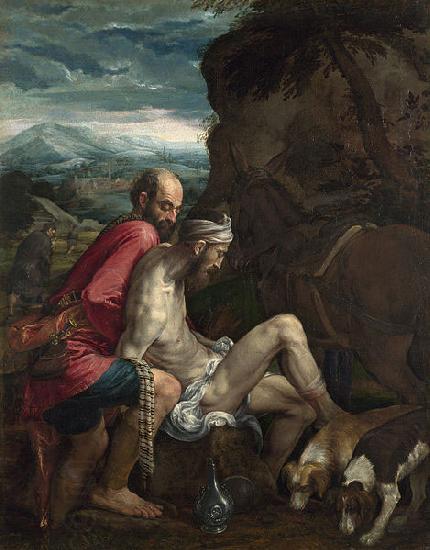 Follower of Jacopo da Ponte The Good Samaritan oil painting picture